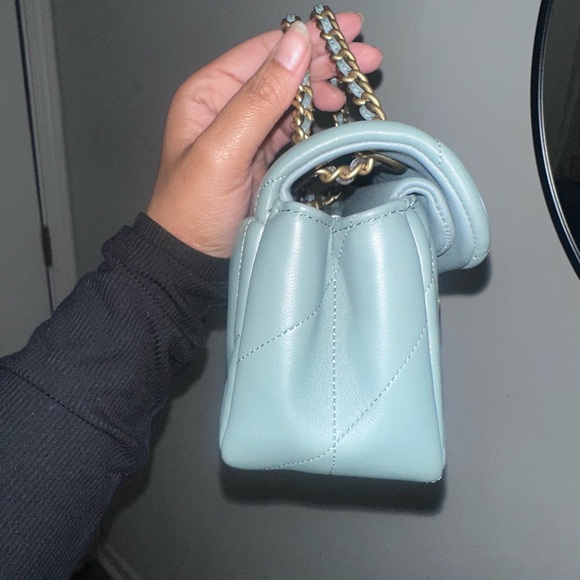 Coach Quilted Tabby 20 in Sage with Gold Hardware - Picture 2 of 5